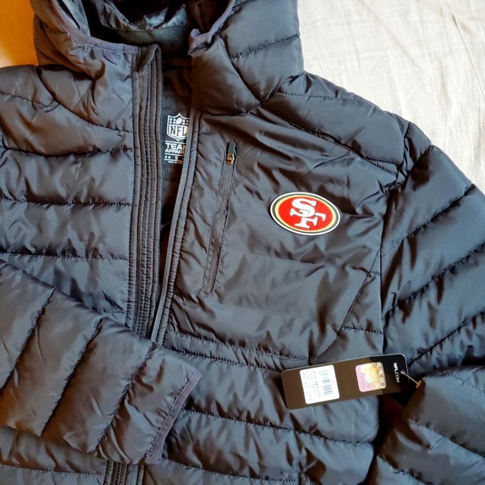 49ers puffer jacket size small